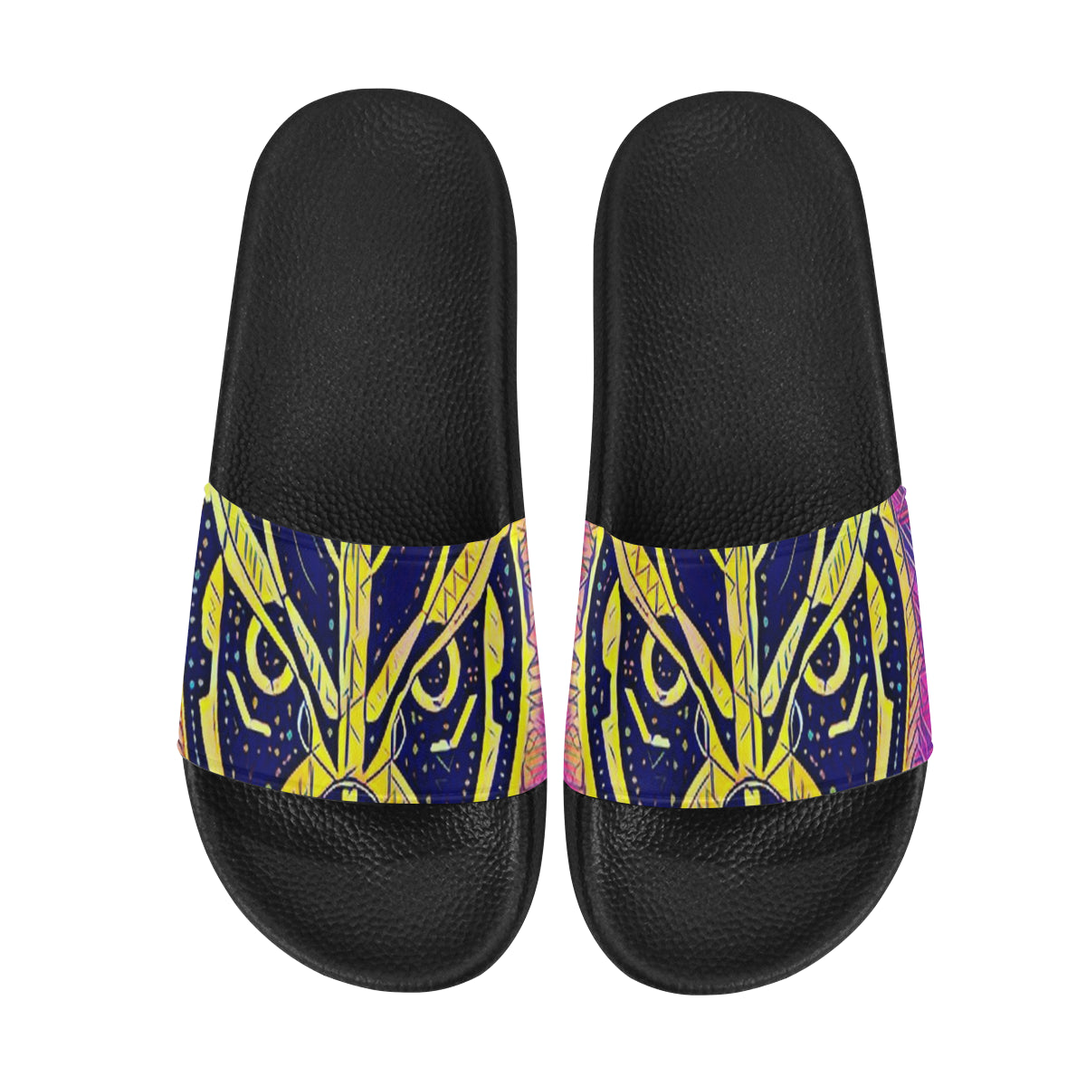 LCC ORNEMENT Men's Slide Sandals (Model 057)