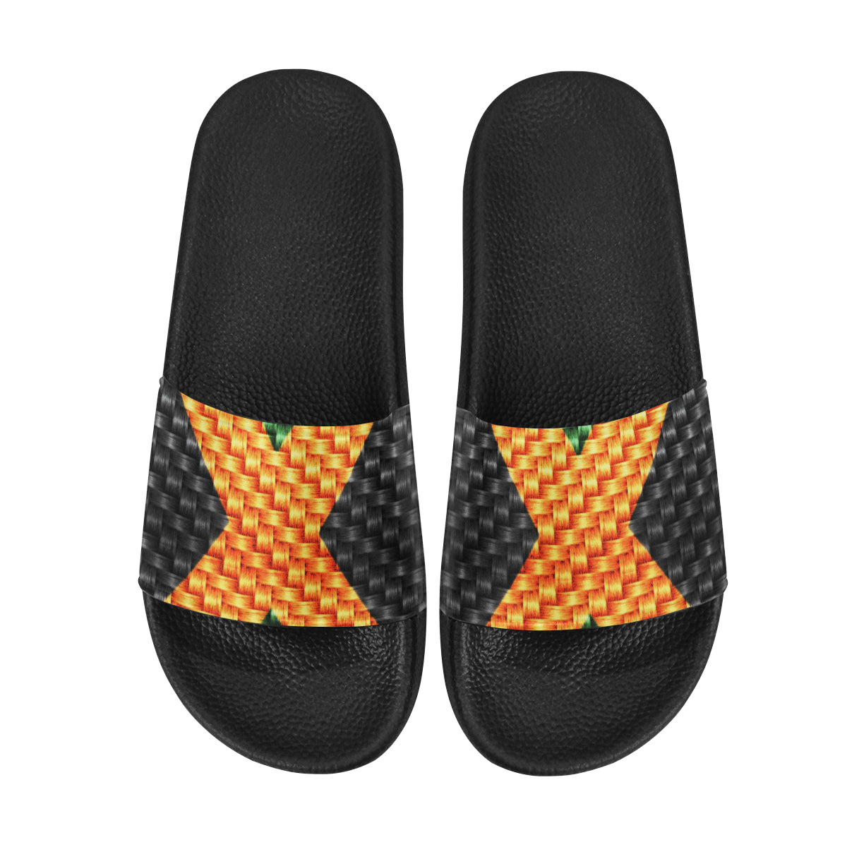 JAMAICA FLAG Men's Slide Sandals (Model 057)