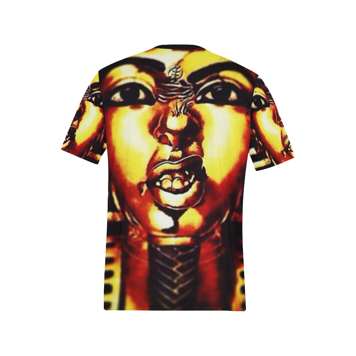 THUG PHAROAH Men's All Over Print T-Shirt (Solid Color Neck) (Model T63)