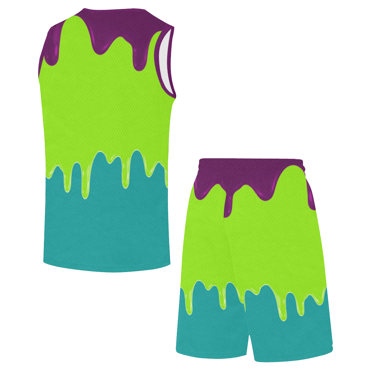 PURPLE Drippin Basketball Uniform