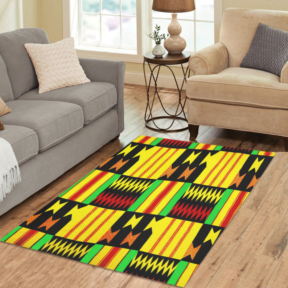 KENTE RASTA Area Rug 5'3''x4'