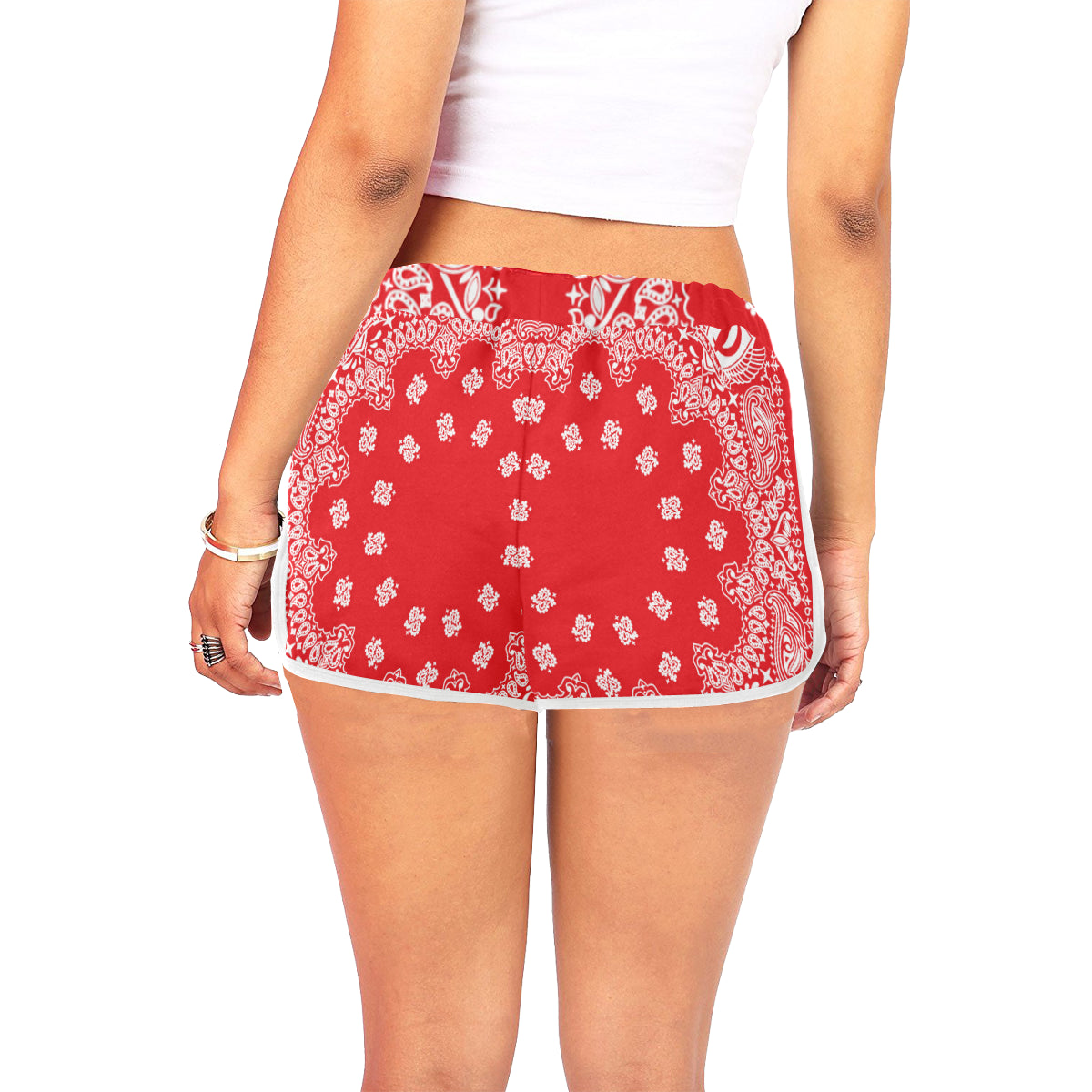 BANDANA Bs'UP Women's All Over Print Relaxed Shorts