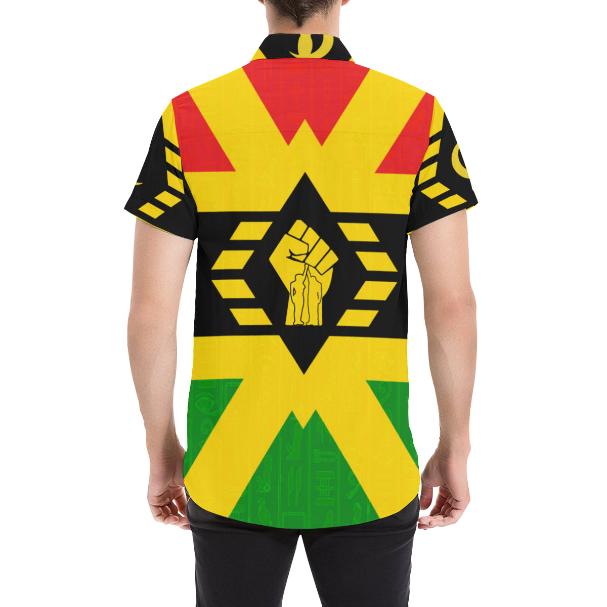 FIST UP RBG Men's All Over Print Short Sleeve Shirt