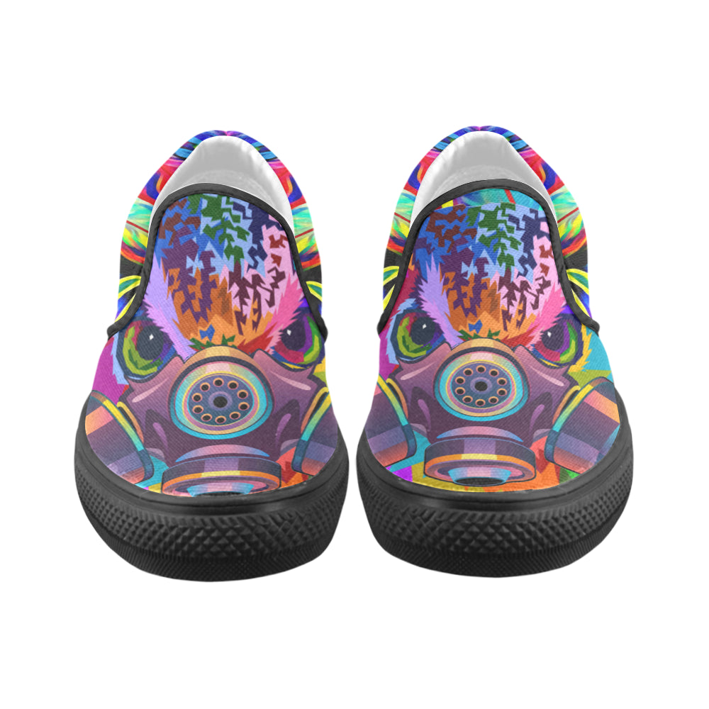CHOUETT COLORING Unusual Slip-on Canvas Shoes