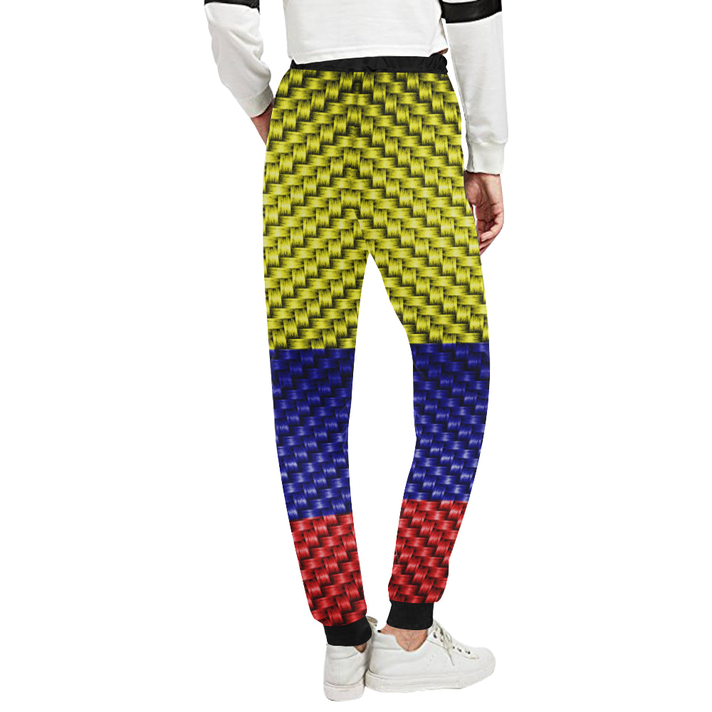 COLOMBIA FLAG Women's All Over Print Sweatpants (Model L11)