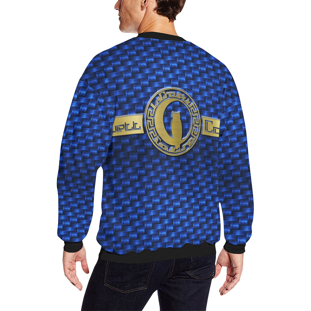 DELUXE blue Men's Sweatshirt