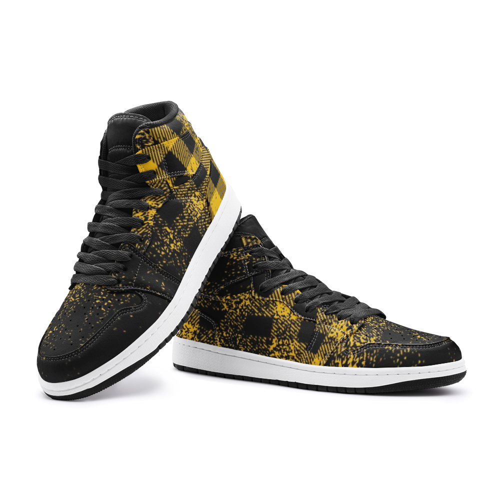 DUSTY PLAID YLW Unisex Sneaker TR