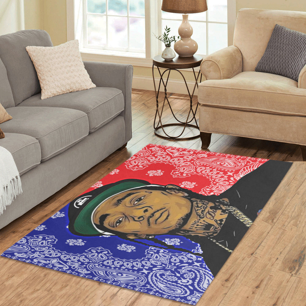 NIPSEY GANG UNITY Area Rug 5'3''x4'