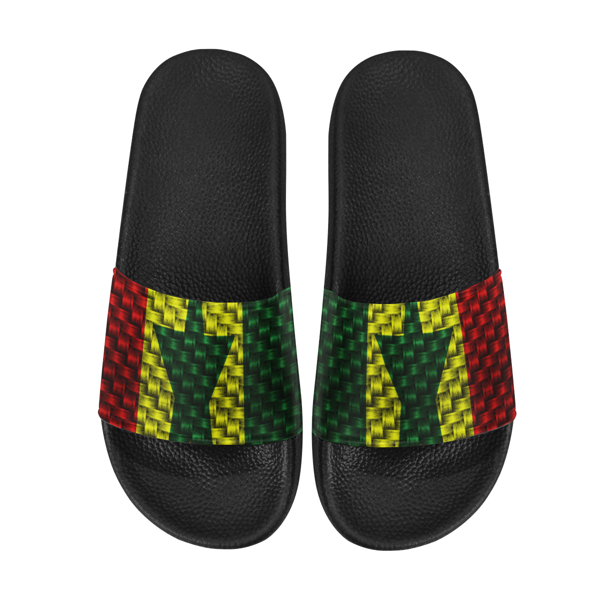 SENEGAL FLAG Men's Slide Sandals (Model 057)