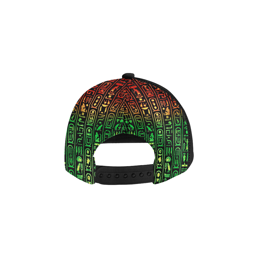 RASTAGLYPHIK All Over Print Snapback Hat D