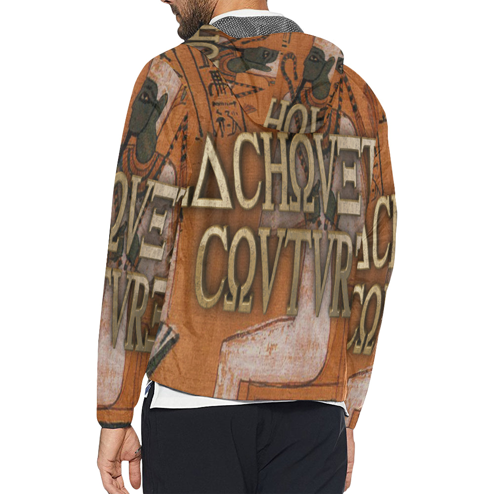 LCC AUSAR All Over Print Windbreaker for Unisex