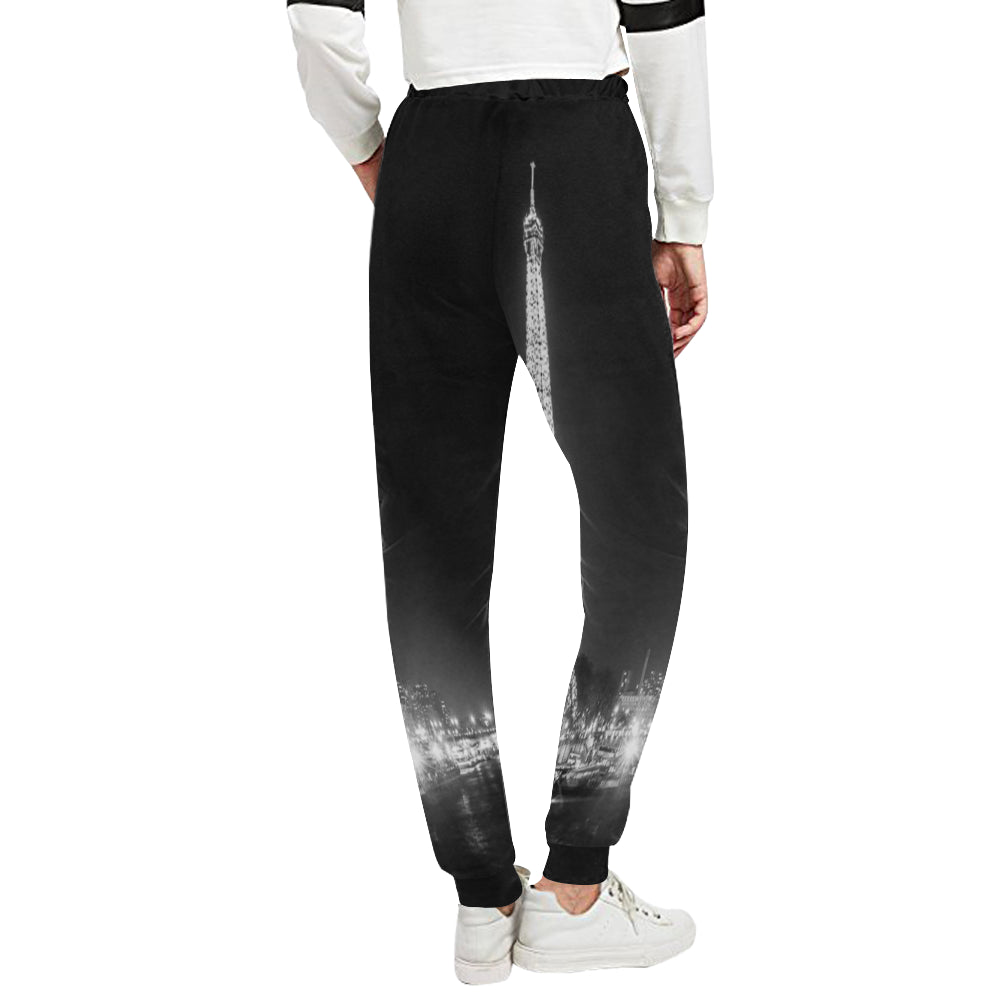 PARIS BY NIGHT Women's All Over Print Sweatpants (Model L11)