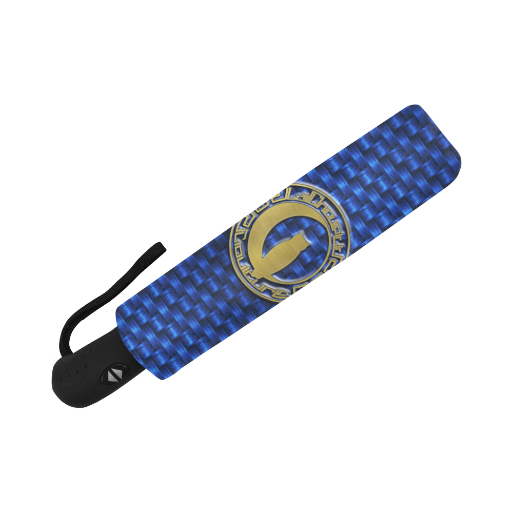 DELUXE BLUE Auto-Foldable Umbrella