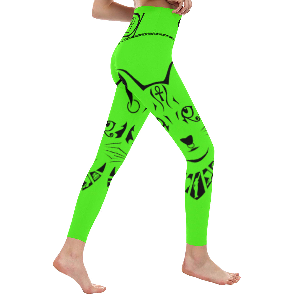 BASTET FLUO High-Waisted Leggings