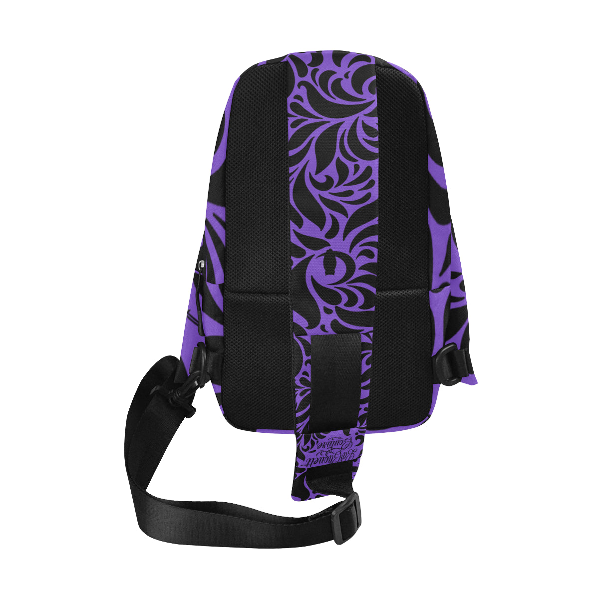 GORGIOUS LEAF PURPLE Chest Bag (Model 1678)