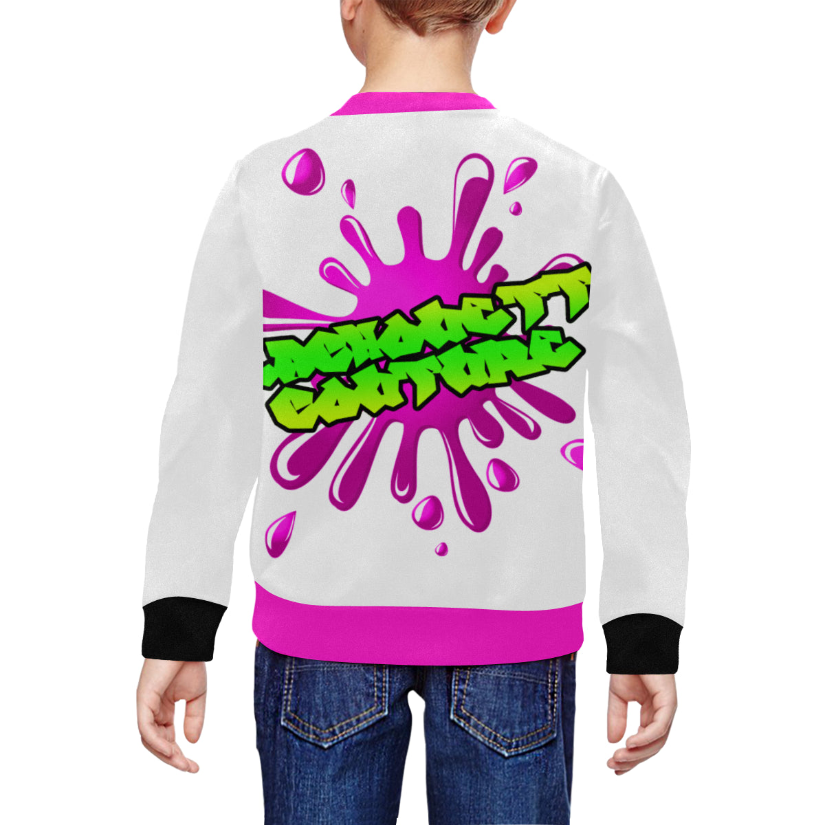 SPLASH OUT All Over Print Crewneck Sweatshirt for Kids (Model H29)