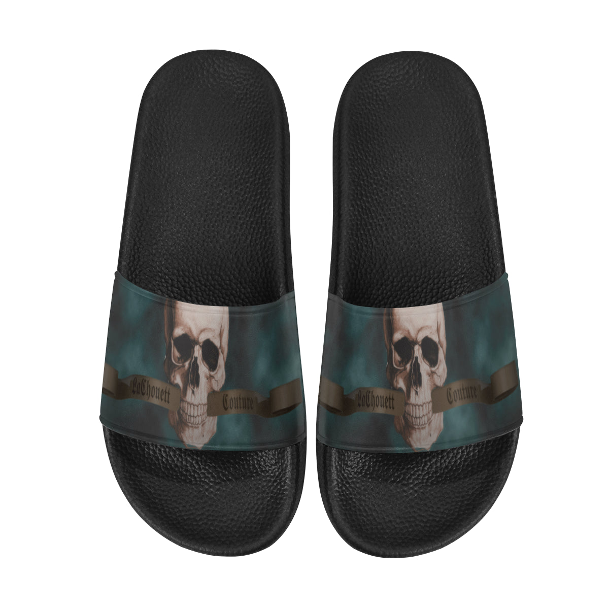 THE SKULL Men's Slide Sandals (Model 057)