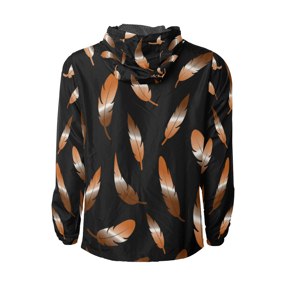 FEATHER COLOR BLCC Unisex All Over Print Windbreaker (Model H23)
