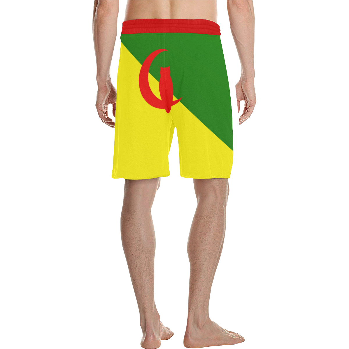 YANAZER Men's All Over Print Casual Shorts