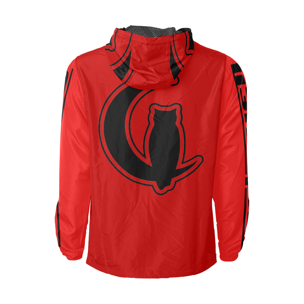 SIDEKICC RED Unisex All Over Print Windbreaker
