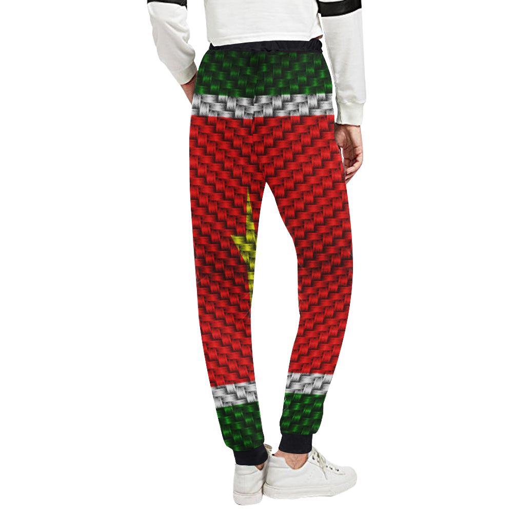 GWADA FLAG Women's All Over Print Sweatpants (Model L11)