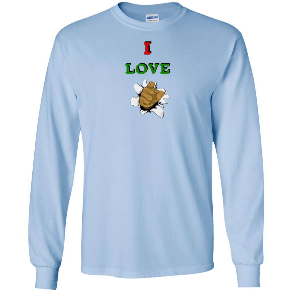 I Love You men LS T-Shirt