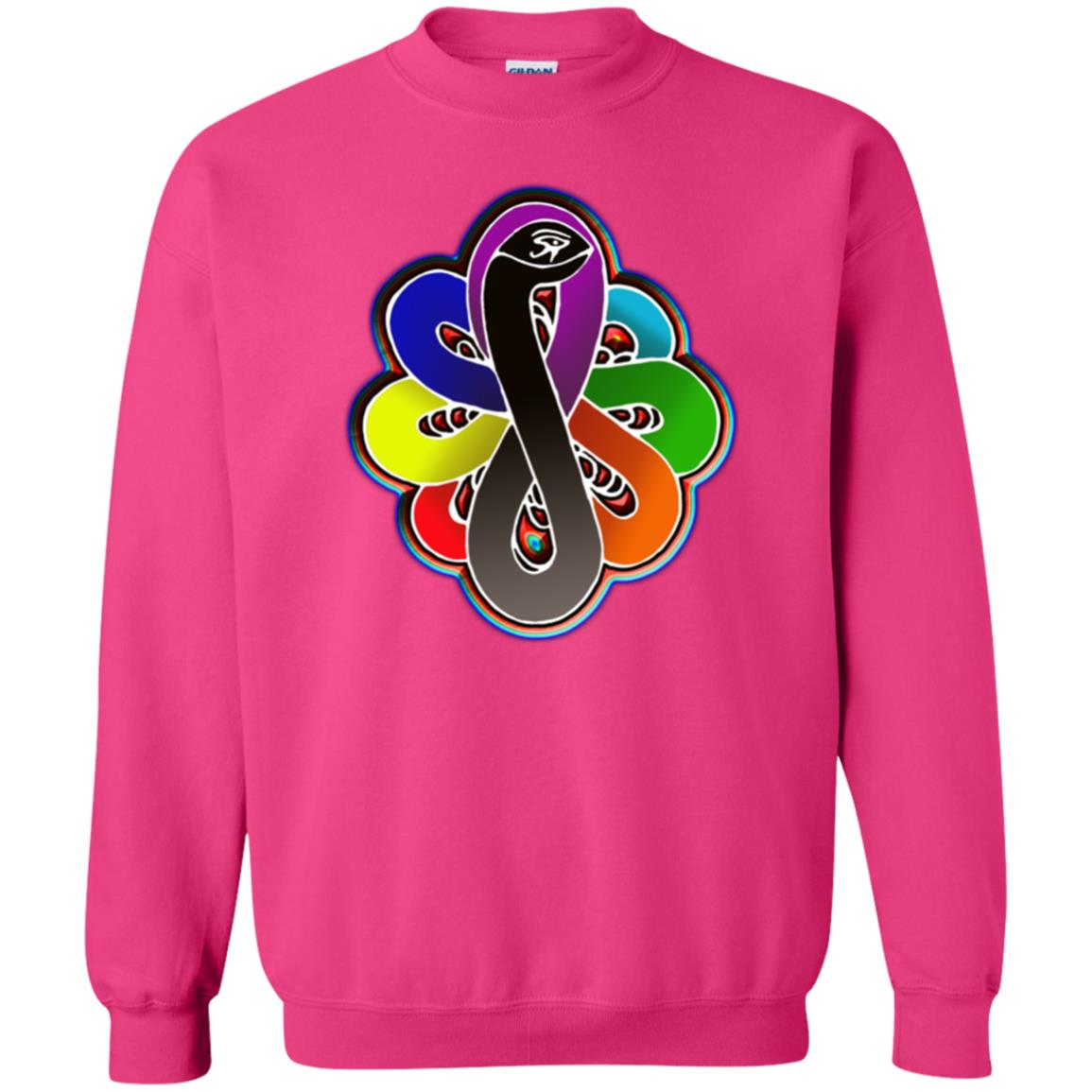 Infinity Snake of B-mwelo(chakras) Sweatshirt 8 oz.