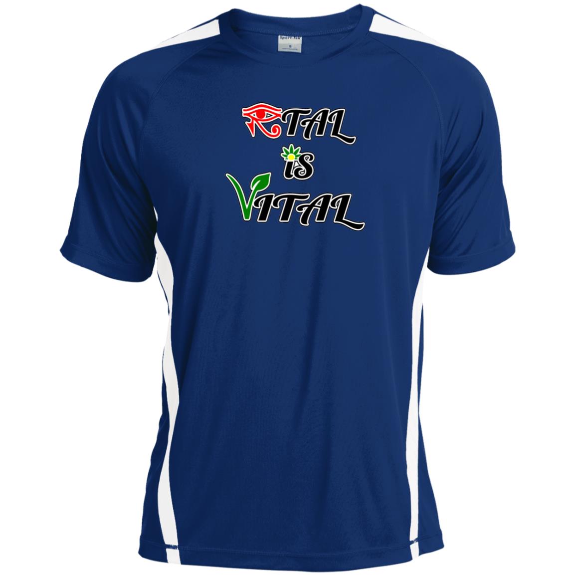 Ital Is Vital Sport-Tek Dry Zone Crew
