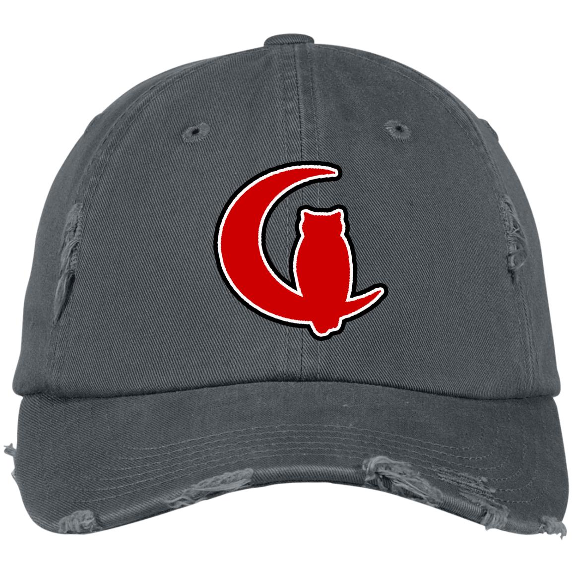 LCC RED & BLACC Distressed Cap