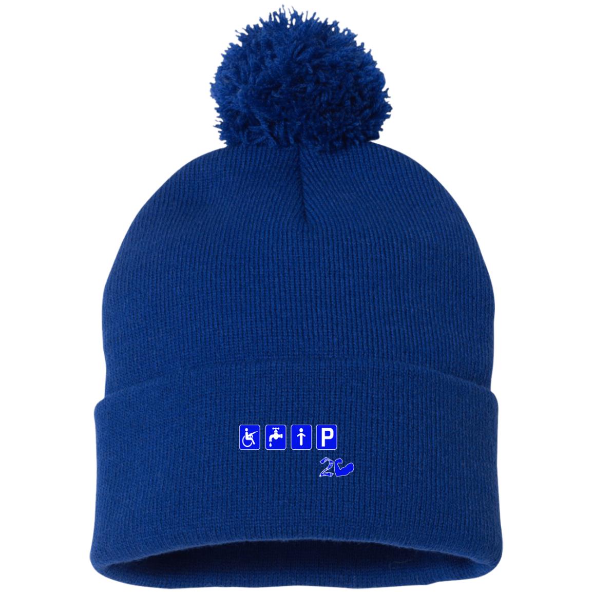 CRIP 2 HARD Pom Pom Knit Cap