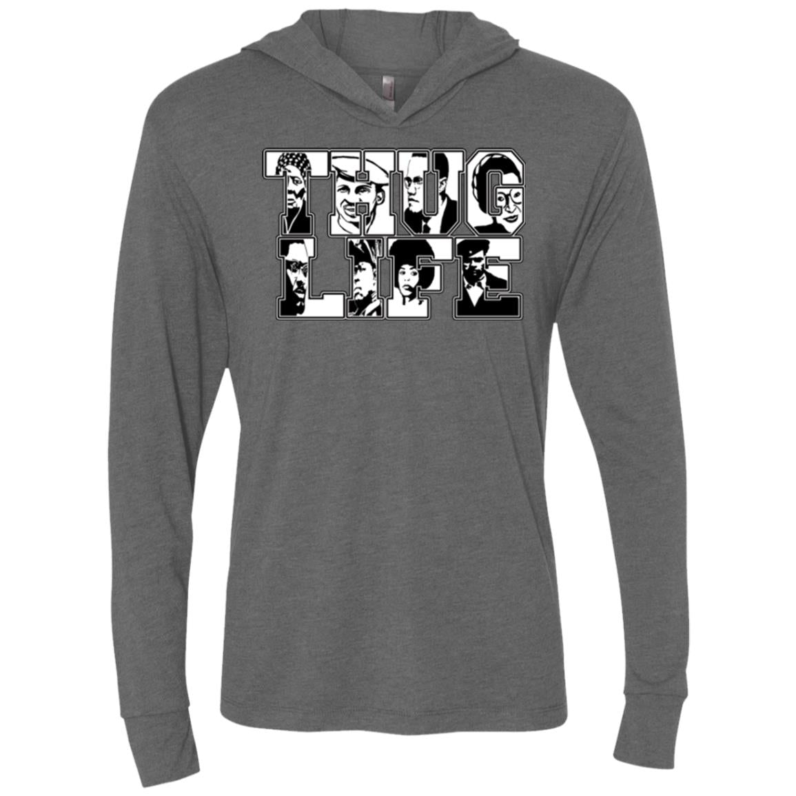 Thug Life Icon Unisex LS Hooded T-Shirt