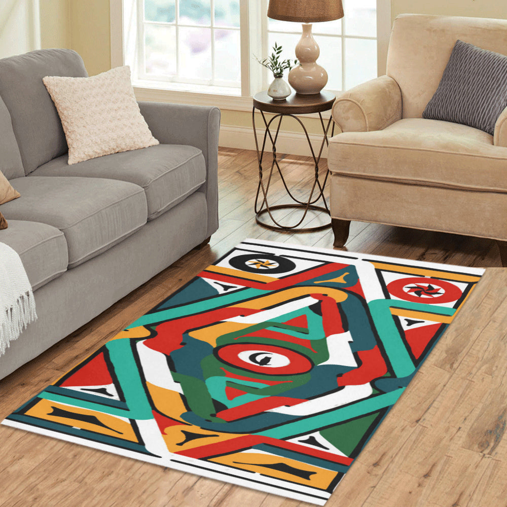 TEMBE ART Area Rug 5'3''x4'