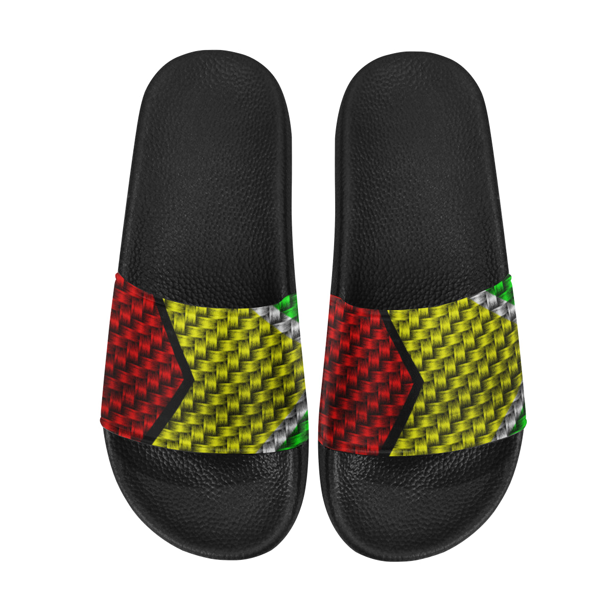 Guyana FLAG Men's Slide Sandals (Model 057)