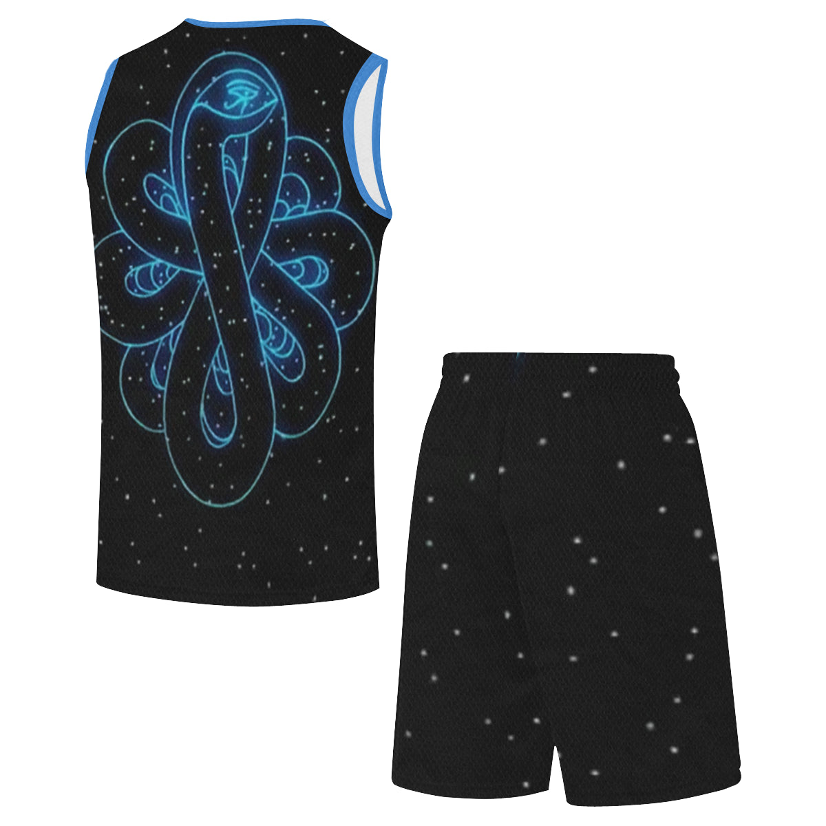 SNAKE OF CREATION WADJET All Over Print Basketball Uniform