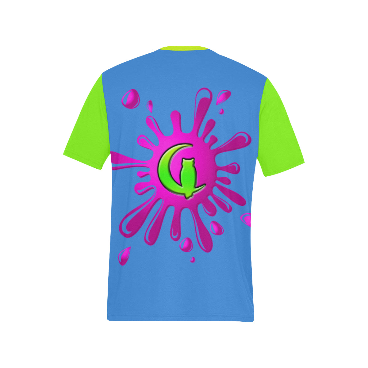 SPLASH OUT BFJ Men's All Over Print T-Shirt (Solid Color Neck) (Model T63)