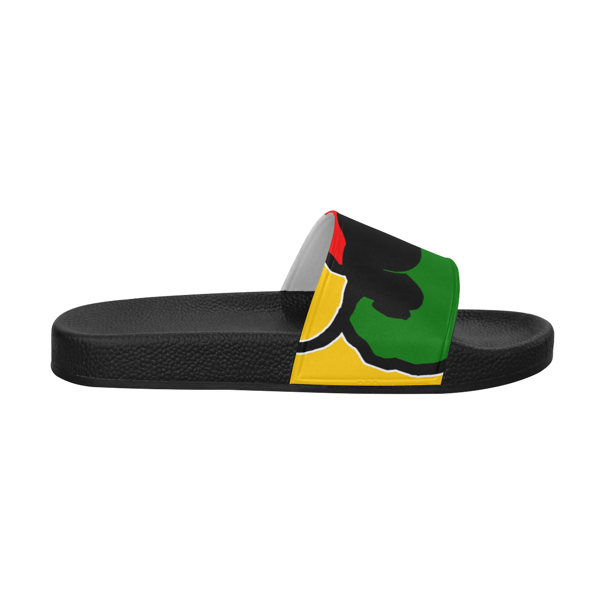 BLACC PANTHER RBG YLW Men's Slide Sandals