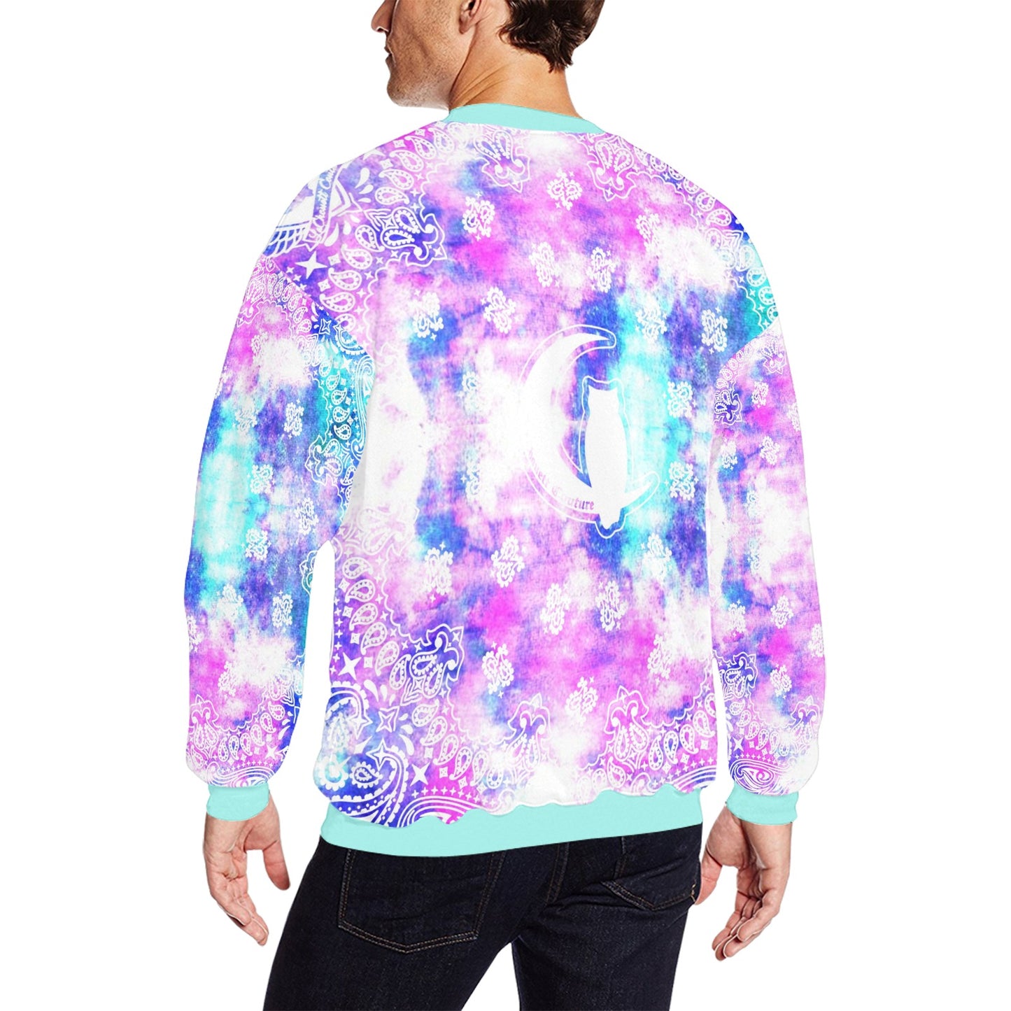 BANDANA COLORFULL All Over Print Crewneck Sweatshirt for Men