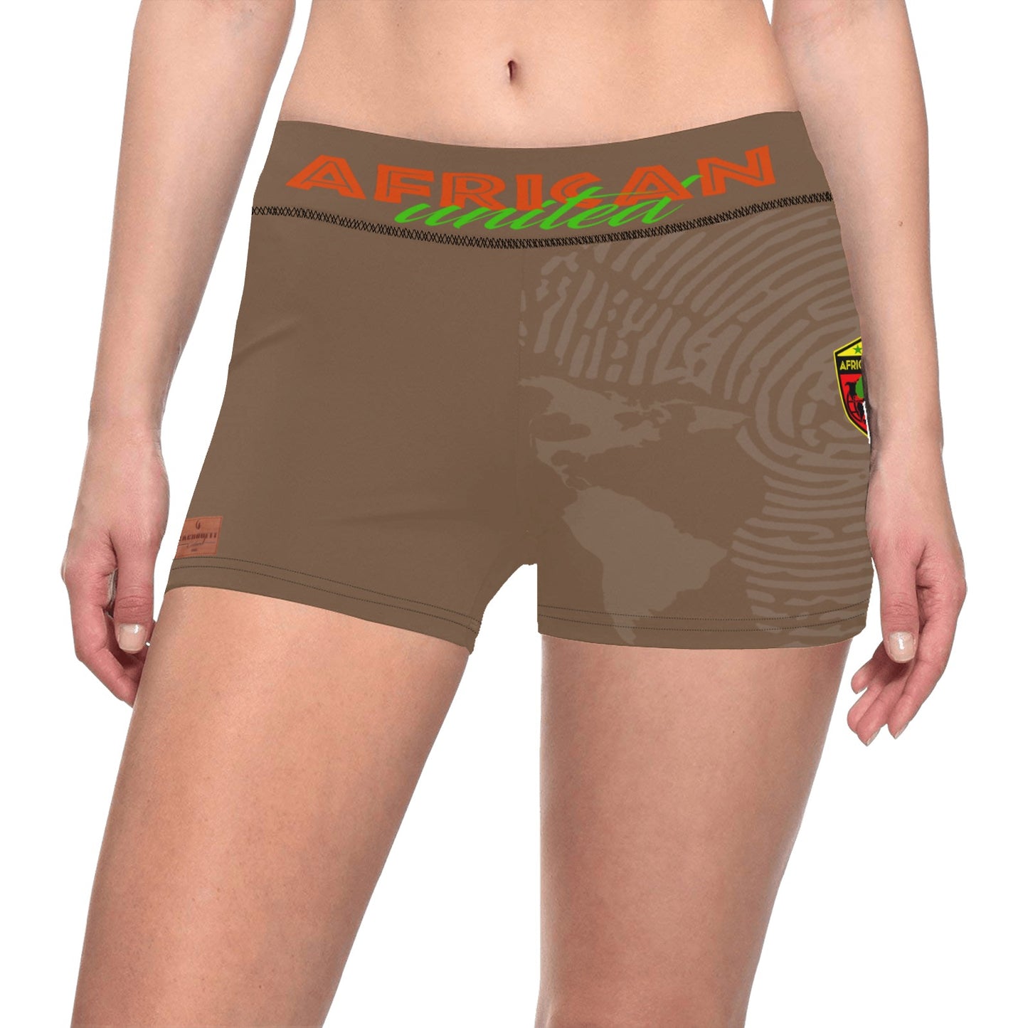 AFRICAN UNITED Women's Short Leggings