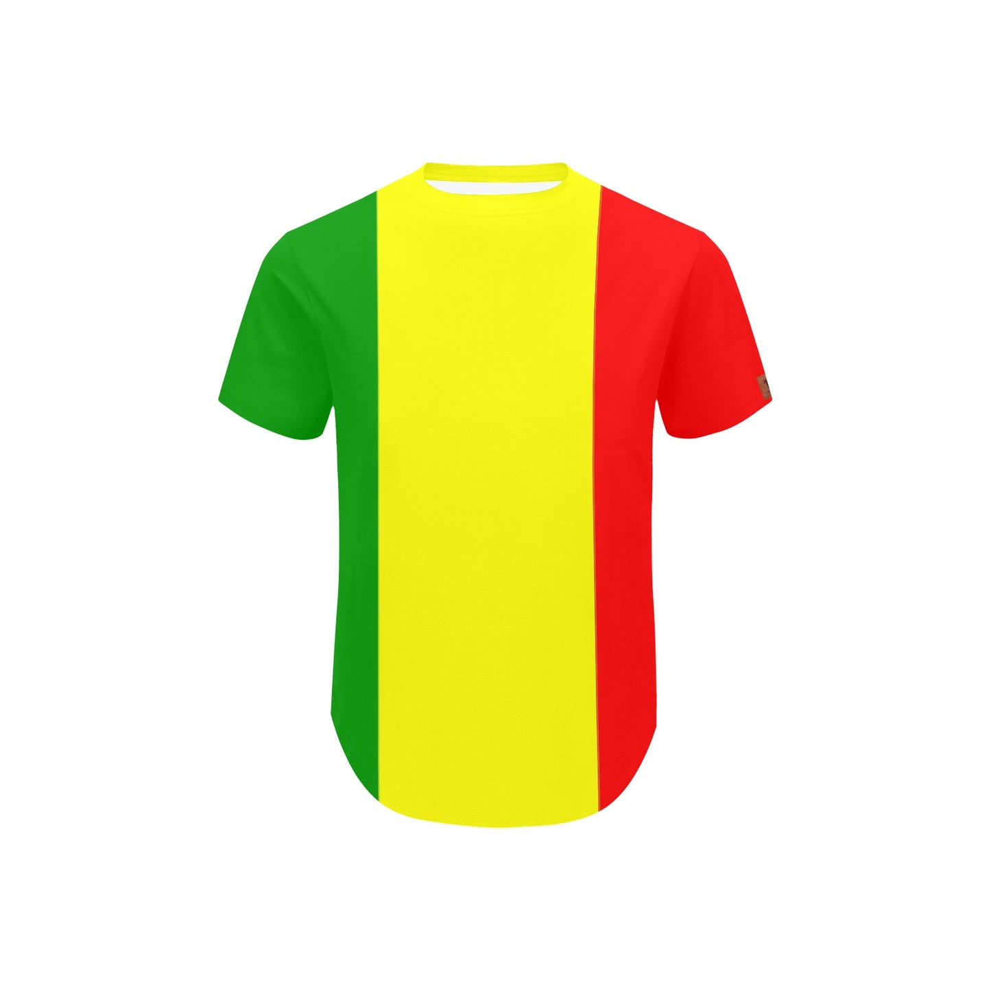 AFRIKA FR Curved Hem T-Shirt