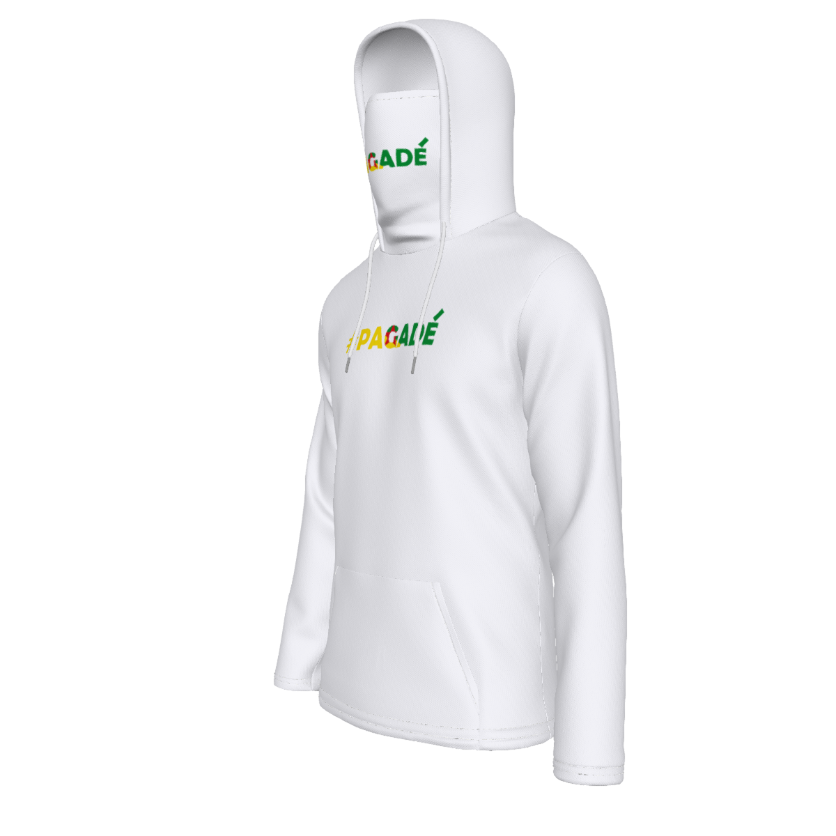 #PAGADE WHT Unisex Hoodie With Mask