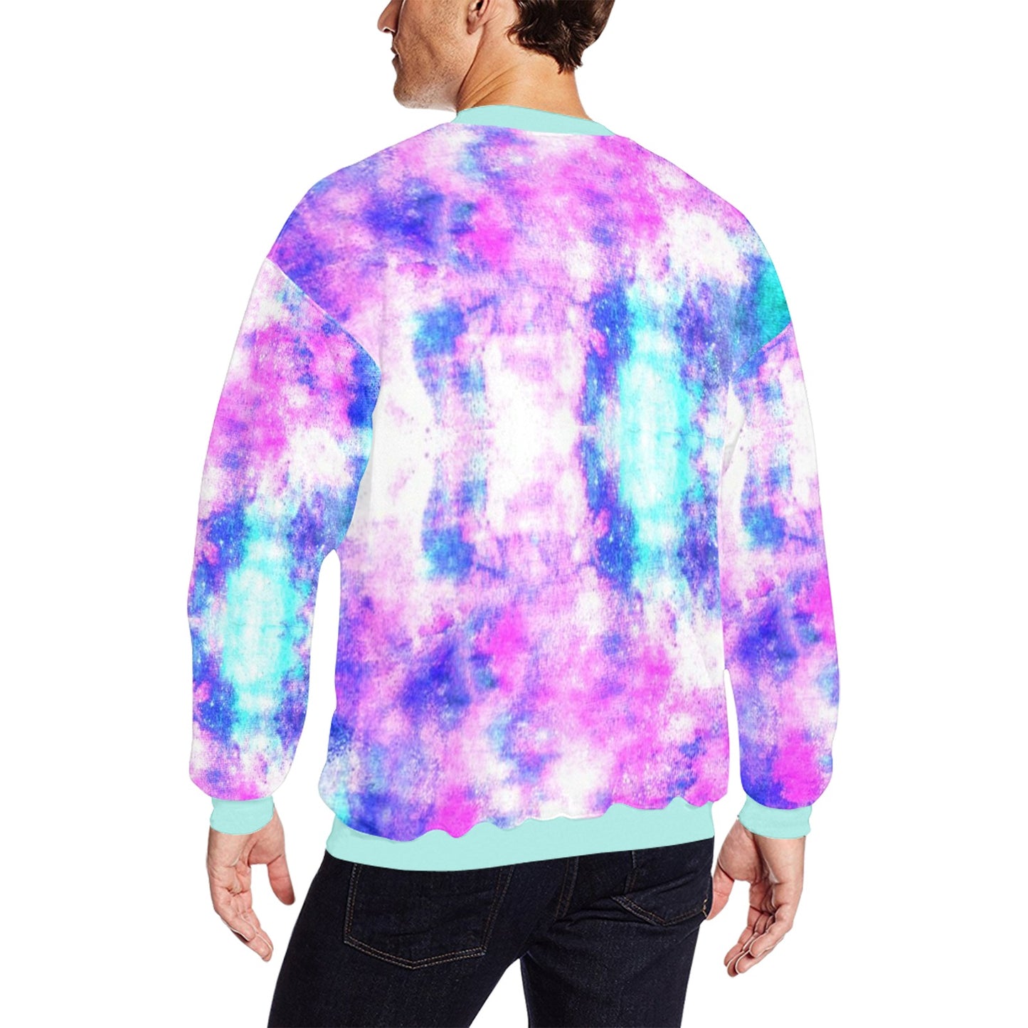 COLORFULL SHORT All Over Print Crewneck Sweatshirt