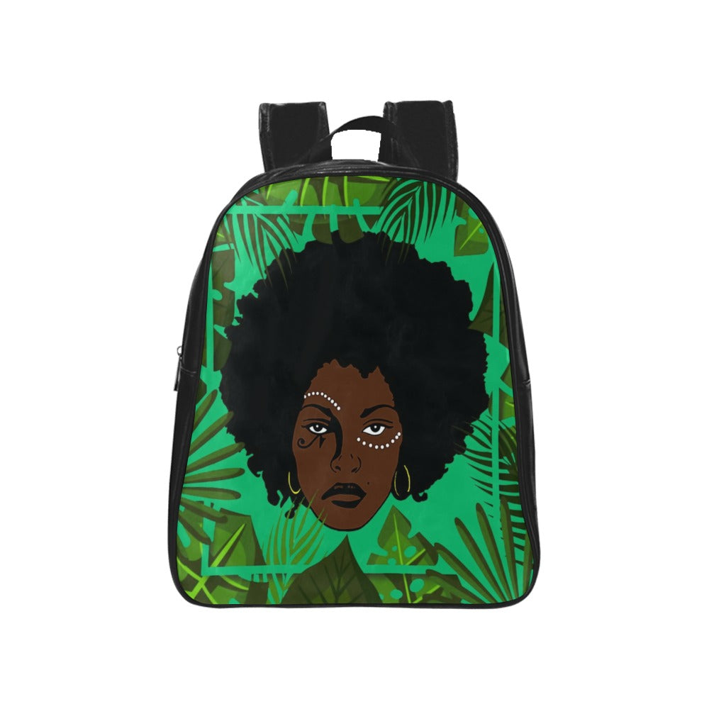 TROPICAL KWEEN FOREST School Backpack (Medium)