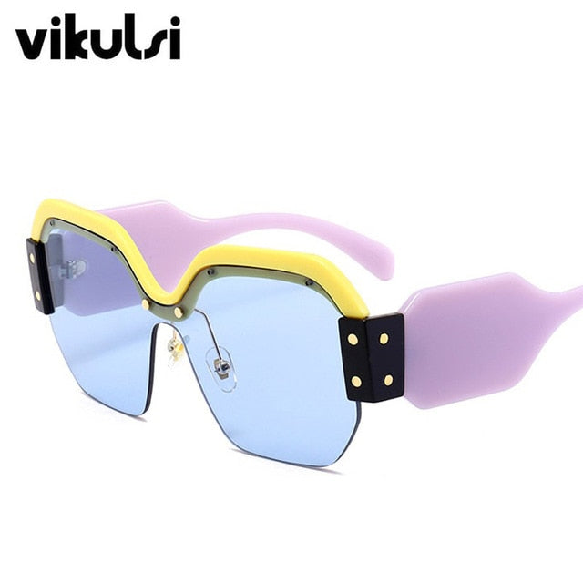 Sexy Rimless Oversized Women Sunglasses