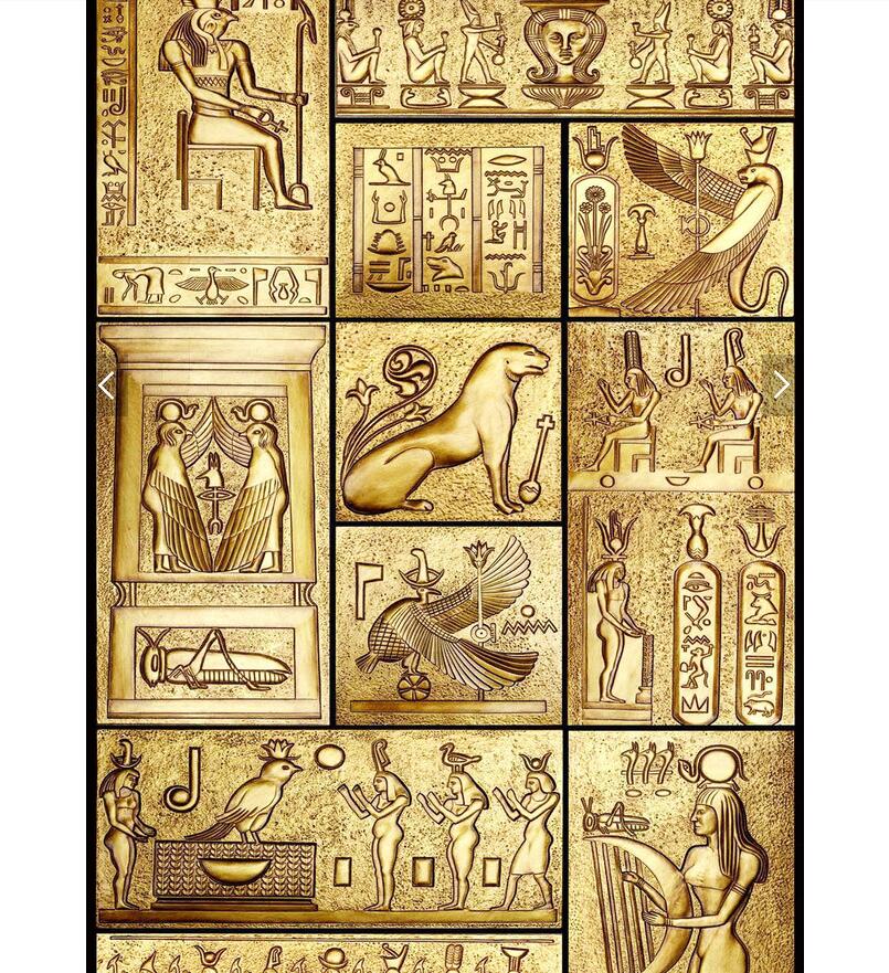Beauty of ancient Egyptian art culture 3D HD wallpaper
