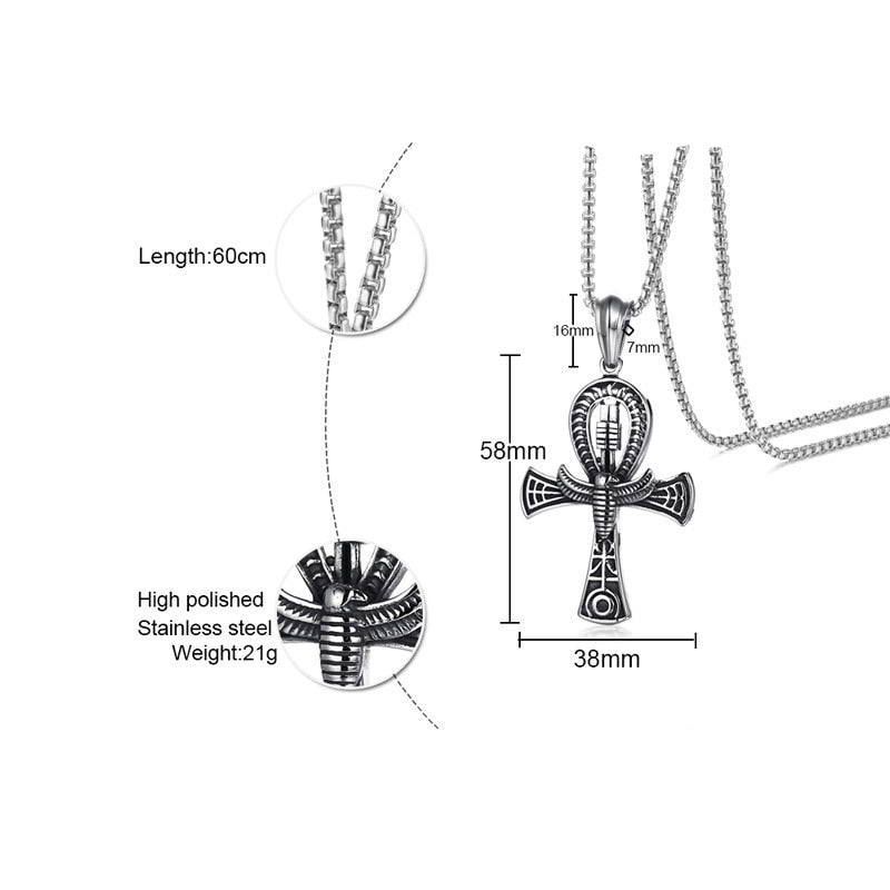 Key To Life Egypt Cross Necklaces