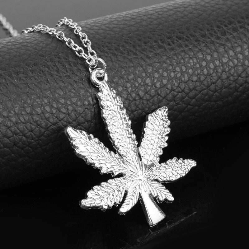 Hiphop Jewelry Weed Leaf Chain