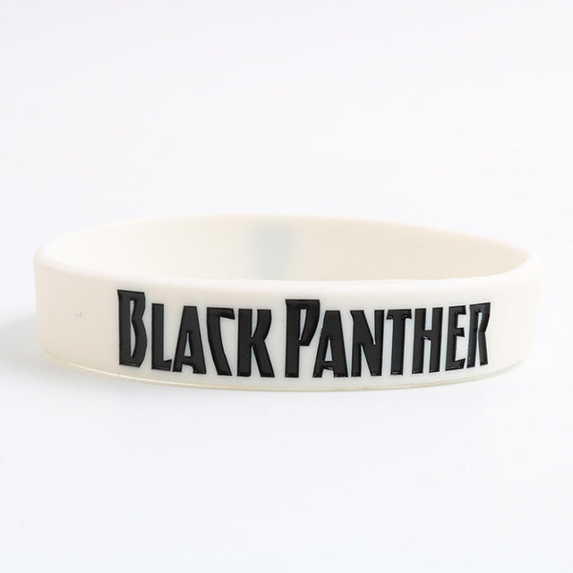 1 PC Black Panther Silicone Wristband For Fans