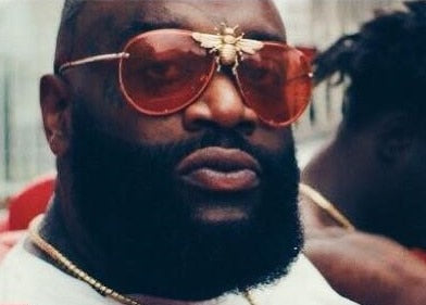 Big Bee Retro Pilot Luxury Metal Sunglasses Gradient Lenses