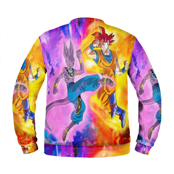 Beerus VS Goku Sweater