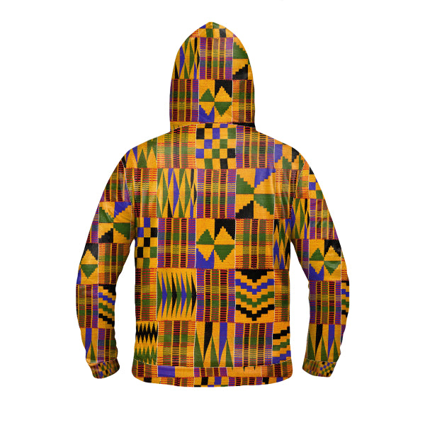 OG Kente Zipper Hoodie